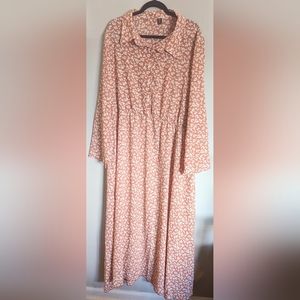 Shein curve floral pattern maxi dress